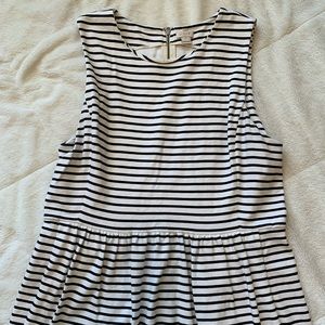 J. Crew Striped Pocket Dress